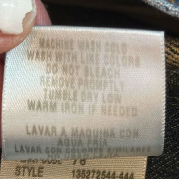 Ralph Lauren Mens Cut off Jean Shorts Jorts size 34 Denim rockabilly Country - Picture 8 of 8